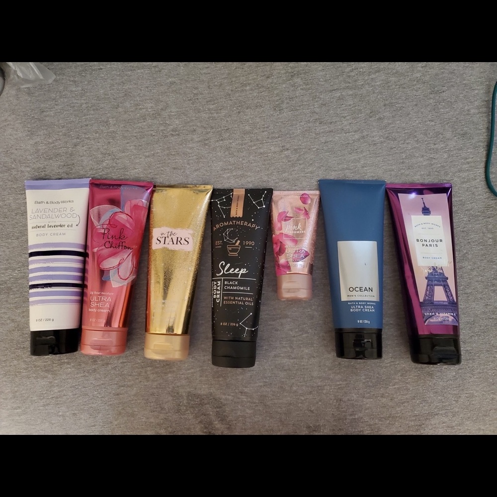 Lot of 6 like new, gently used lotions.